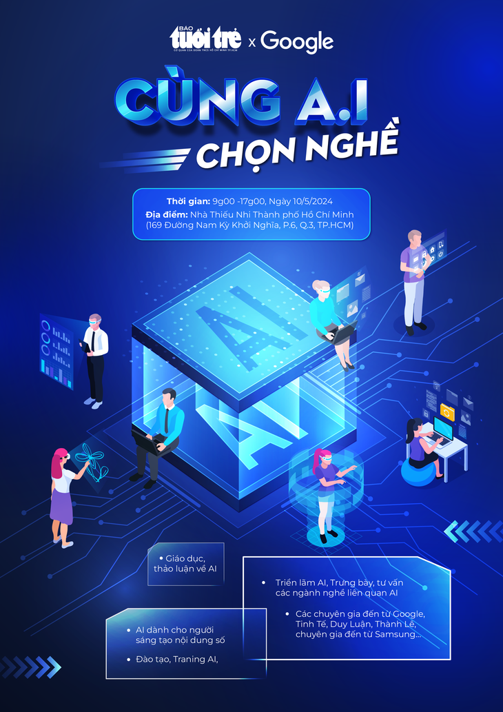 Cùng đến với chương trình AI Day tại TP.HCM vào ngày 10-5