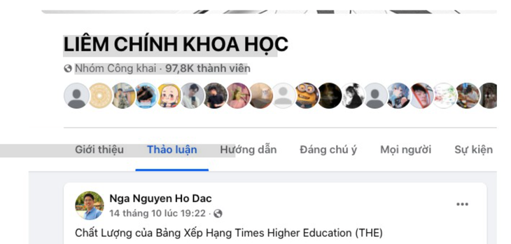 Nhóm 'Liêm Chính Khoa Học' bất ngờ biến mất trên Facebook - Ảnh 3.