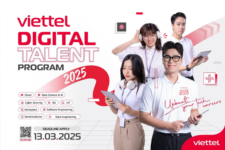 Viettel Digital Talent mùa 5 kêu gọi sinh viên lên ‘chuyến tàu’ trải nghiệm công nghệ - Ảnh 2.