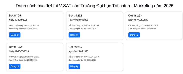 Hàng chục đợt thi đánh giá đầu vào đại học trên máy tính V-SAT sắp diễn ra - Ảnh 3.